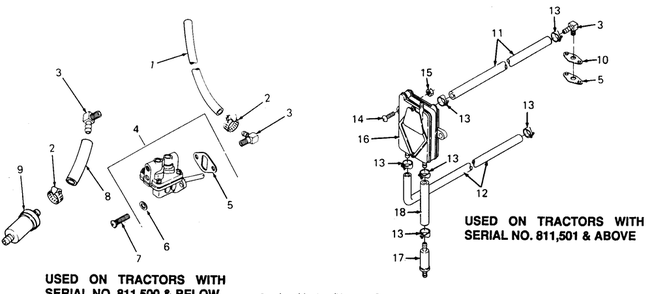 Fuel Pump Diagram and Parts List for 1860 800000-821059-140661100-141661100 Cub Cadet Lawn Tractor